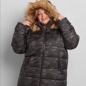 Lane Bryant Puffer Coat Plus Size